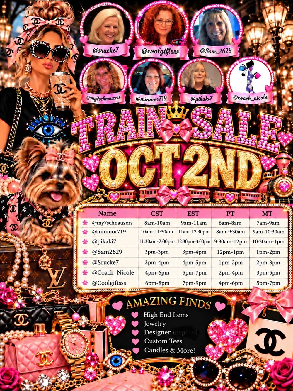@PIKAKI7 ALL ABOARD THE GIVING TRAIN. GIVEAWAYS ALL DAY
MY TIME SLOT IS 5-6PMEST